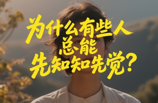 付费文章:为什么有些人总能先知先觉?-K6源码网