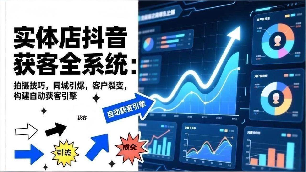 (17090期)2026实体店抖音获客全系统:拍摄技巧,同城引爆,客户裂变,构建自动获客引擎-K6源码网