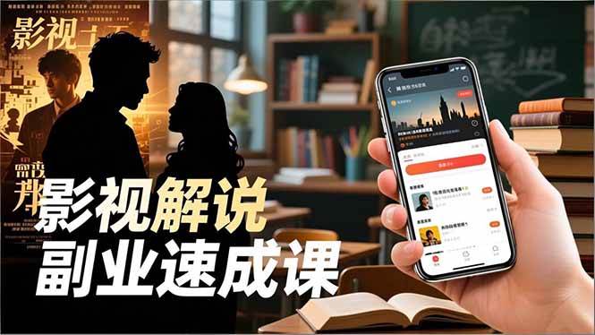 (16740期)Tk影视解说副业速成课,软件安装、全流程实操、爆款预设,新手两周变现-K6源码网