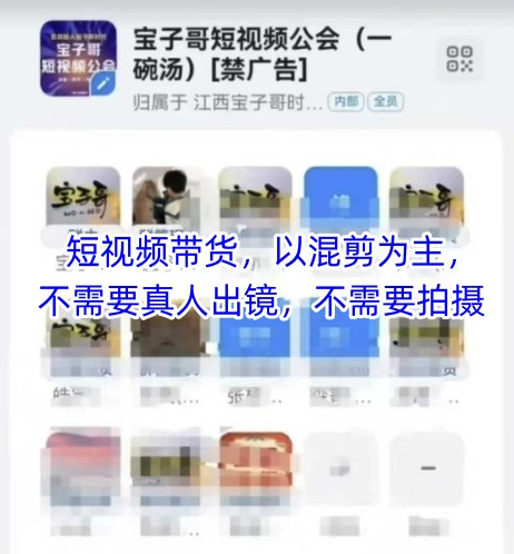 宝子哥头部团队短视频带货,以混剪为主,不需要真人出镜,不需要拍摄【更新11月】-K6源码网