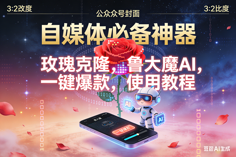 (16912期)玫瑰克隆神器,鲁大魔,ai,自媒体必备软件,一键爆款工具,详细教程-K6源码网