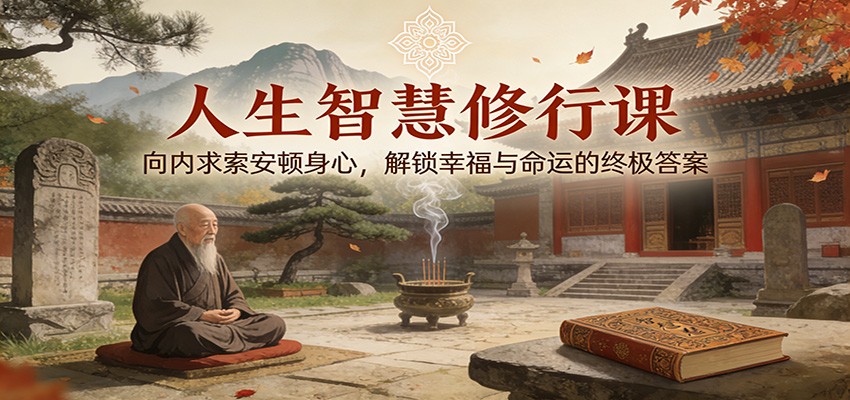 人生智慧修行课:向内求索安顿身心,解锁幸福与命运的终极答案-K6源码网