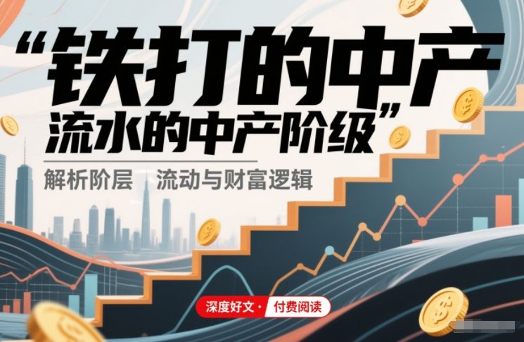 付费文章:铁打的中产,流水的中产阶级-K6源码网