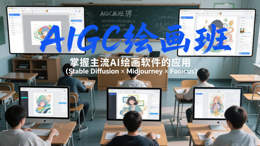 AIGC绘画班,掌握主流Ai绘画软件的应用(Stable Diffusion x Midjourney x Fooocus)-K6源码网