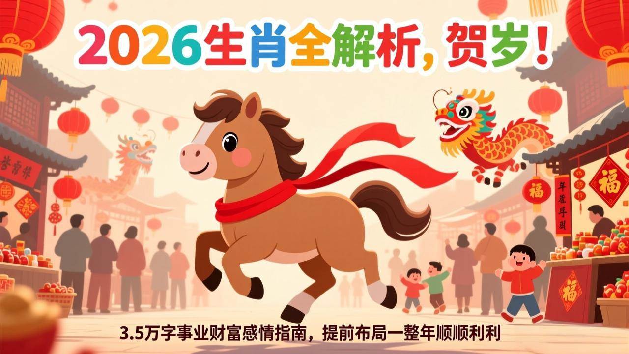 (17428期)付费文章:贺岁!2026生肖全解析,3.5万字事业财富感情指南,提前布局一整年顺顺利利-K6源码网