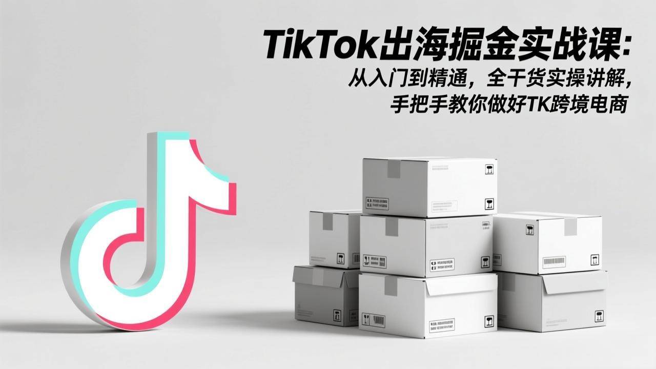 (17368期)TikTok出海掘金实战课:从入门到精通,全干货实操讲解,手把手教你做好TK跨境电商-K6源码网