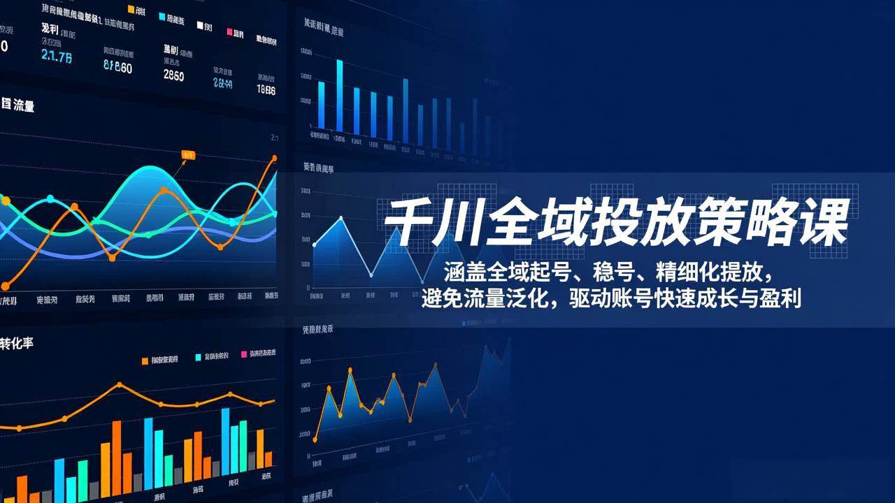 (17285期)千川全域投放策略课:涵盖全域起号、稳号、精细化投放,避免流量泛化,驱动账号快速成长与盈利-K6源码网