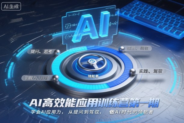 AI高效能应用训练营第一期,学会AI应用力,从提问到驾驭,做AI时代的领航者(更新)-K6源码网