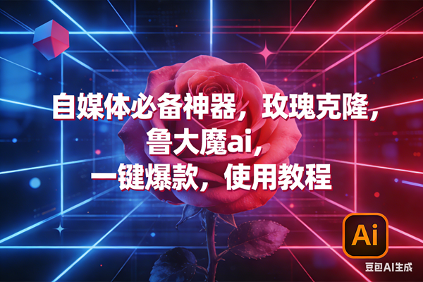 (17285期)玫瑰克隆神器,ai鲁大魔,自媒体必备工具,一键爆款神器,详细教程。-K6源码网