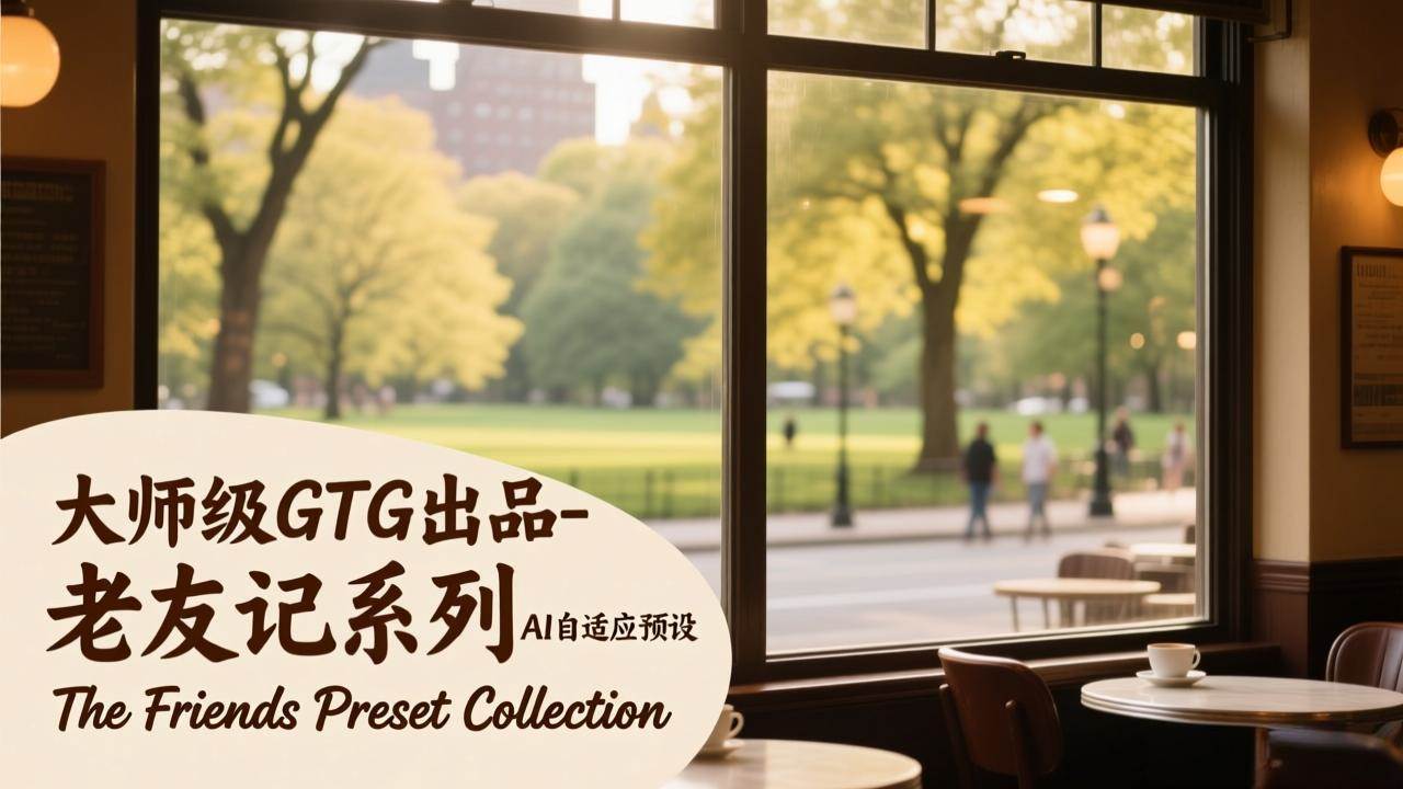 (17403期)大师级GTG出品-老友记系列AI自适应预设The Friends Preset Collection-K6源码网