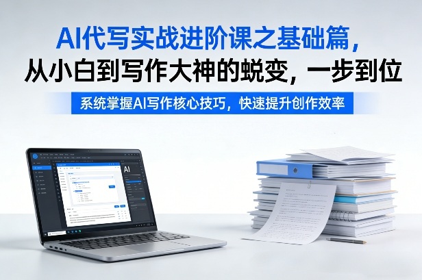 AI代写实战进阶课之基础篇,从小白到写作大神的蜕变,一步到位【揭秘】-K6源码网