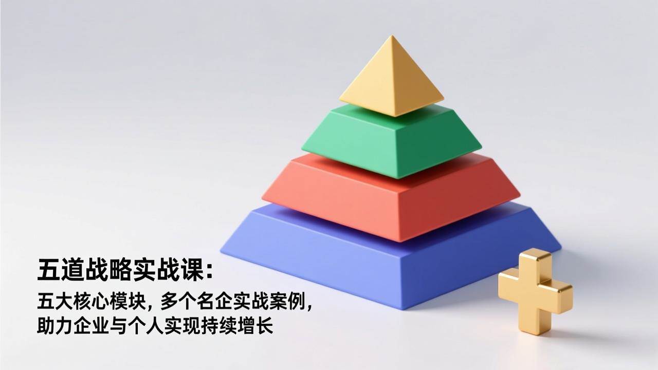 (17095期)五道战略实战课:五大核心模块,多个名企实战案例,助力企业与个人实现持续增长-K6源码网